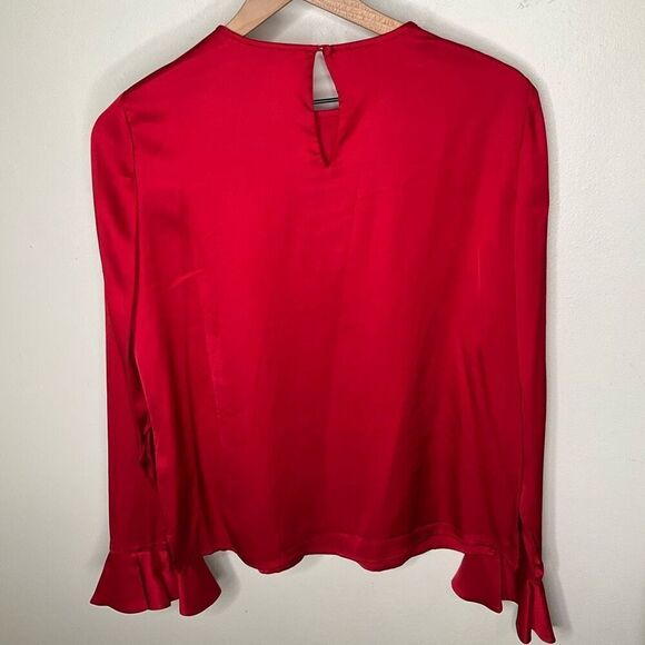 Rebecca Taylor Satin Top - Picture 3 of 9